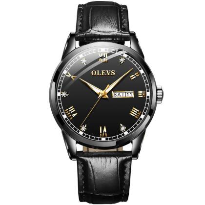 Olevs Classic Crystal Roman Marker 39 Black 