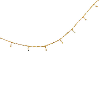 ELLIS &ndash; Micro Pearl Link Chain alternate image
