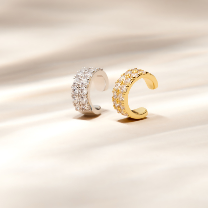 VIVIAN &ndash; Pave Ear Cuff alternate image