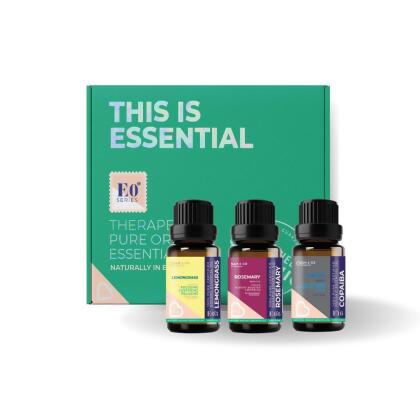 BAM & CO. CALMING ZEN KIT CERTIFIED PURE ORGANIC ESSENTIAL OIL – 3 TYPES OF OIL (5ML/10ML) 