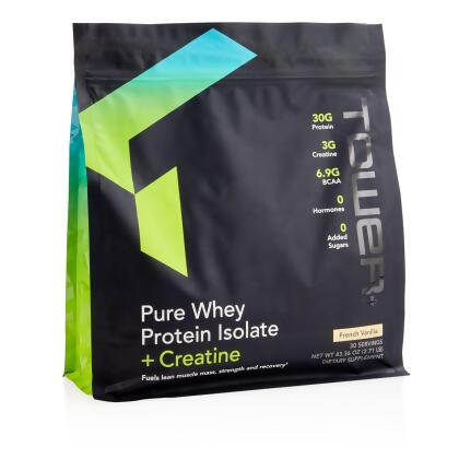 Tower+&trade; Pure Whey Protein Isolate + Creatine 