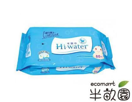 《康乃馨》純水濕紙巾(Hi water)(80抽/包,12包/箱) 