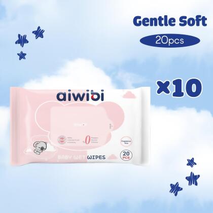 Aiwibi Gentle Soft Baby Wet Wipes 20 Pcs 