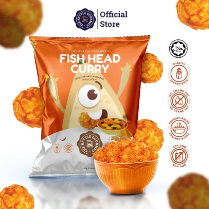 The Kettle Gourmet Fish Head Curry Popcorn 