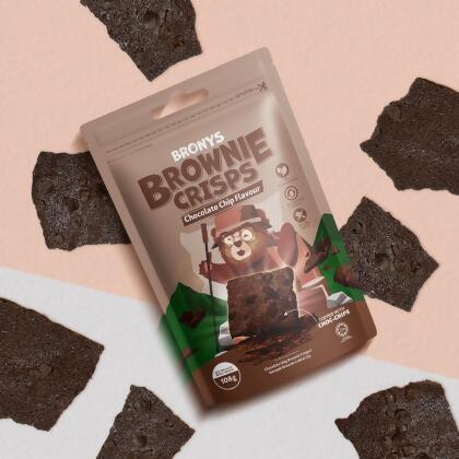 Bronys Brownie Crisps - Chocolate Chip Flavour 