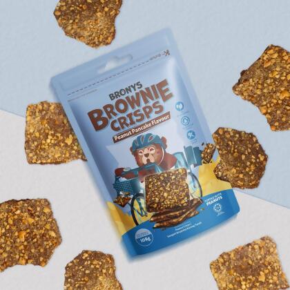Bronys Brownie Crisps - Peanut Pancake Flavour 