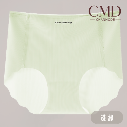『CMD香茉』懶懶雲朵涼感無痕內褲-淺綠 , L 
