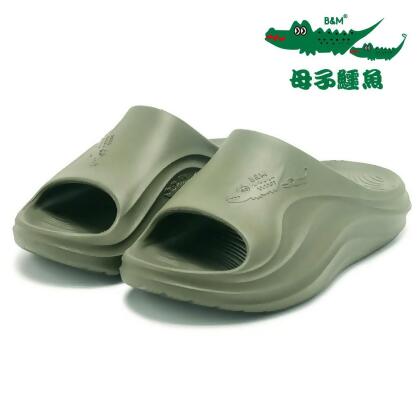 母子鱷魚 BAL5623 緩震回彈空氣拖【綠色】吸震減壓 