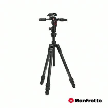 EC數位 Manfrotto 曼富圖 Befree GT 玄影三向雲台碳纖維三腳架 MKBFRTC4GTFB-3W 腳架 三腳架 