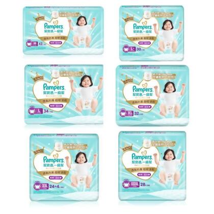 Pampers幫寶適 極上守護一級幫拉拉褲 L 34片/L+ 30片/M 42/ XL 32片/ XXL 24片+4片/XXXL 28片 (箱購)**新舊包裝替換中**【德芳保健藥妝】 