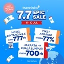 Traveloka 7.7 EPIC SALE