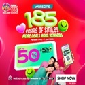 Watsons Cashback Hingga 6%