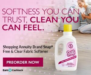 SNAP Free & Clear Fabric Softener Softness you can trust, clean you can feel.