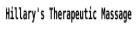 Hillary's Therapeutic Massage